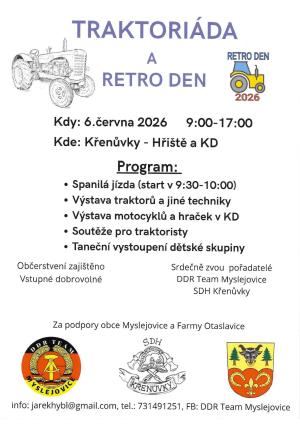traktory a retro technika